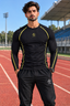 Gym Nylon Lycra Compression T-shirts