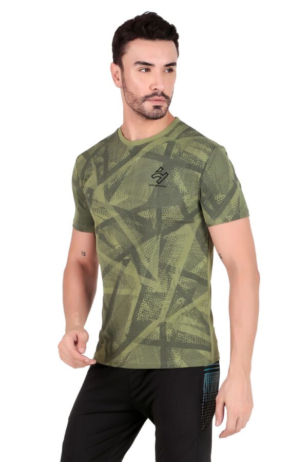Gym wear Dri Fit Dot Knit Sublimation T-Shirts