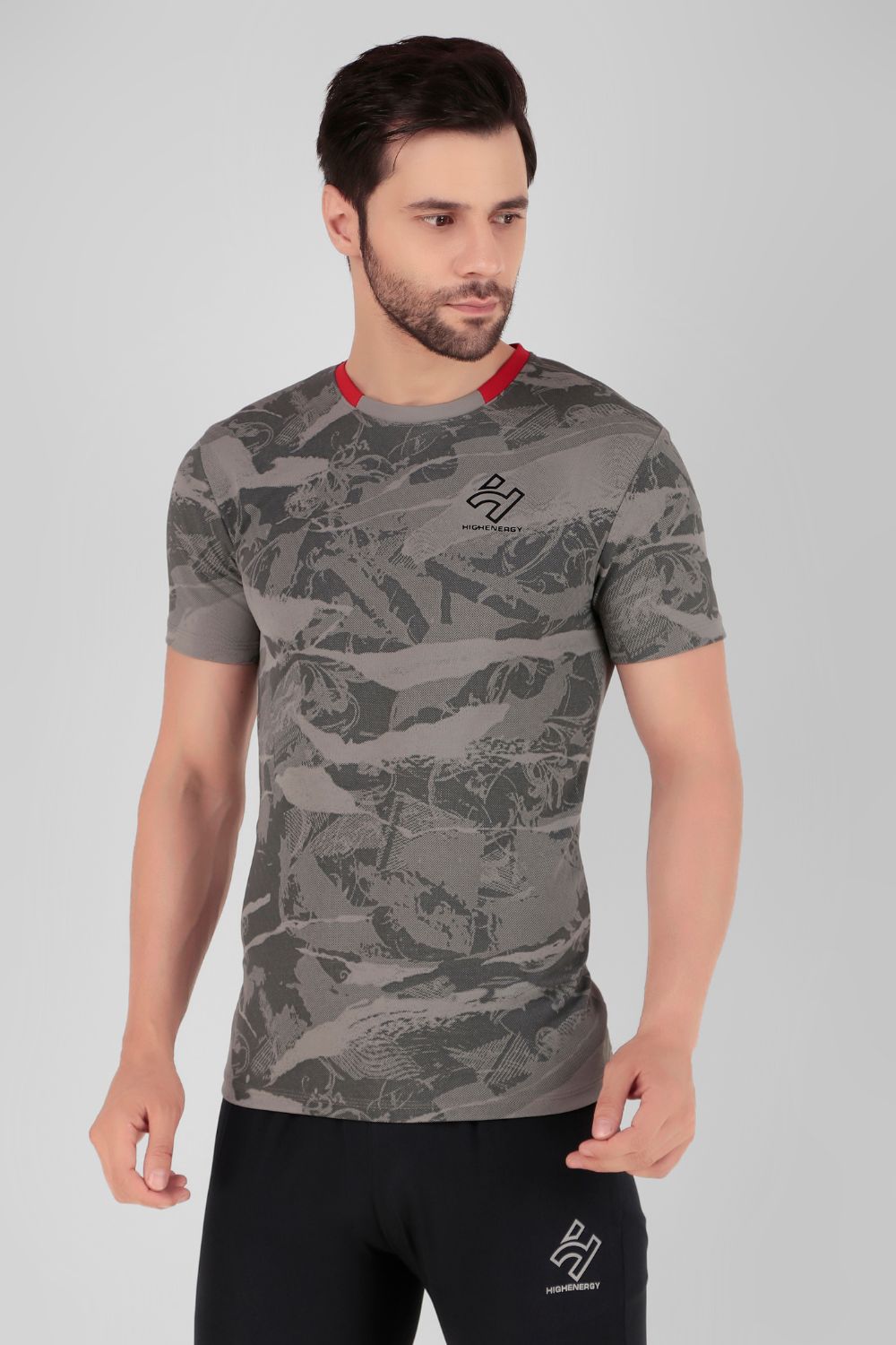 Gym wear Dri Fit Dot Knit Sublimation Sports T-Shirts