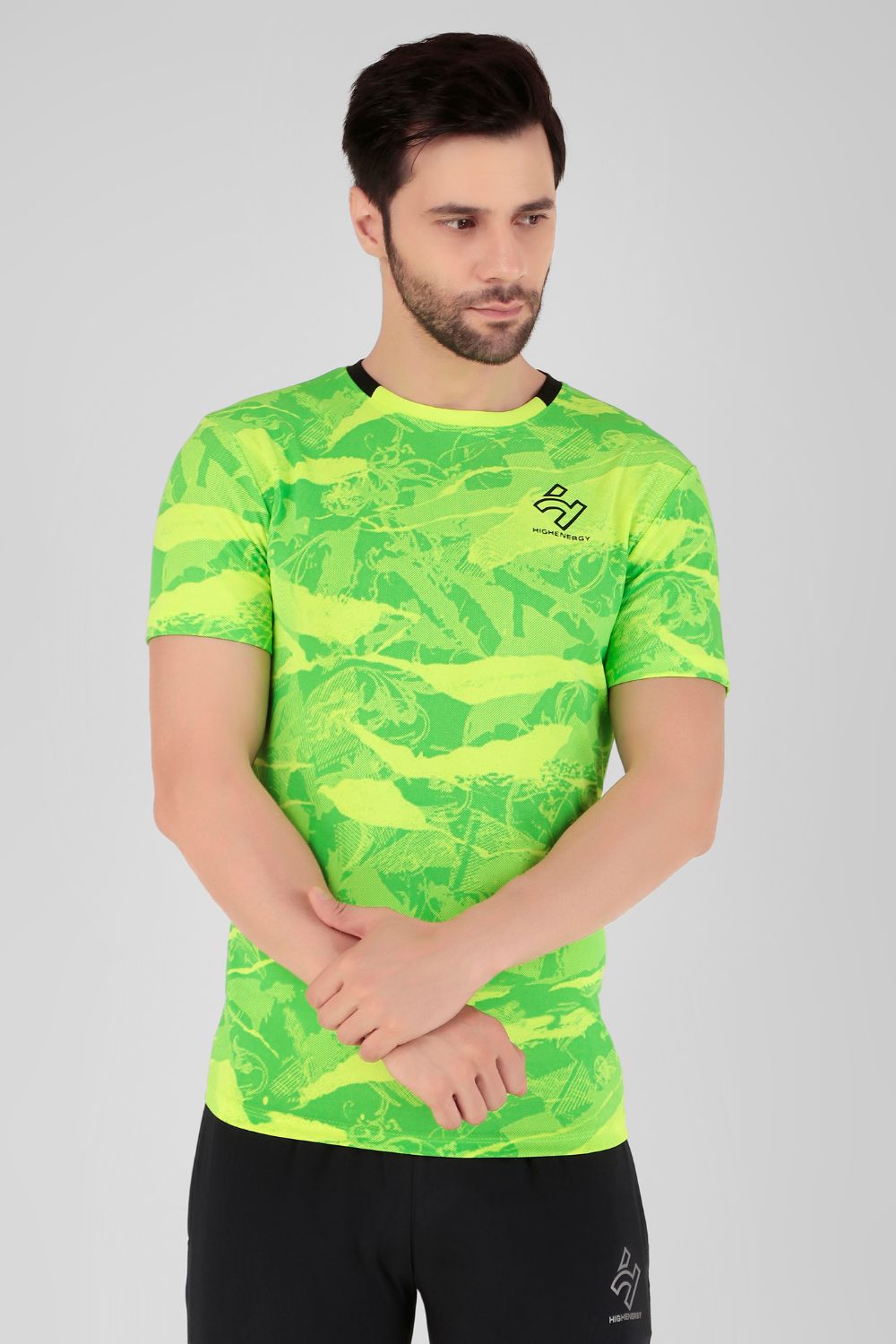 Gym wear Dri Fit Dot Knit Sublimation Sports T-Shirts