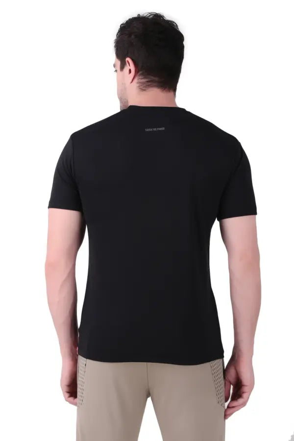 Dry Fit 3D Design Half Sleeves Sports T-Shirts