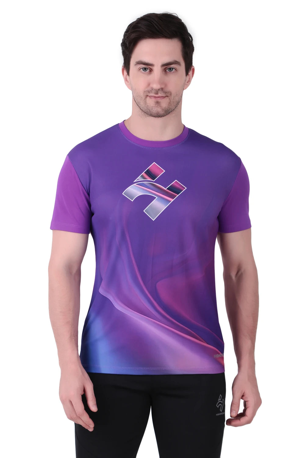 Dry Fit 3D Design Half Sleeves Sports T-Shirts