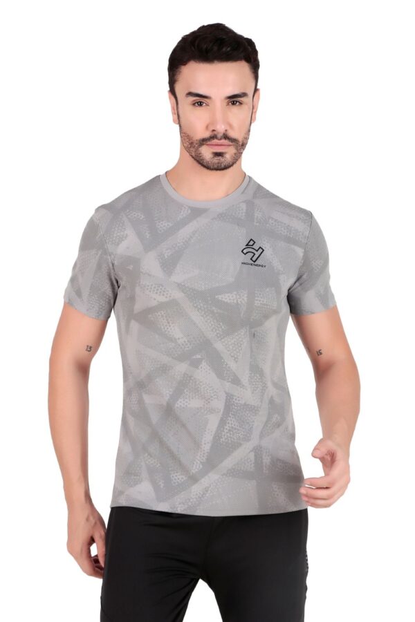 Gym wear Dri Fit Dot Knit Sublimation T-Shirts Secondary image