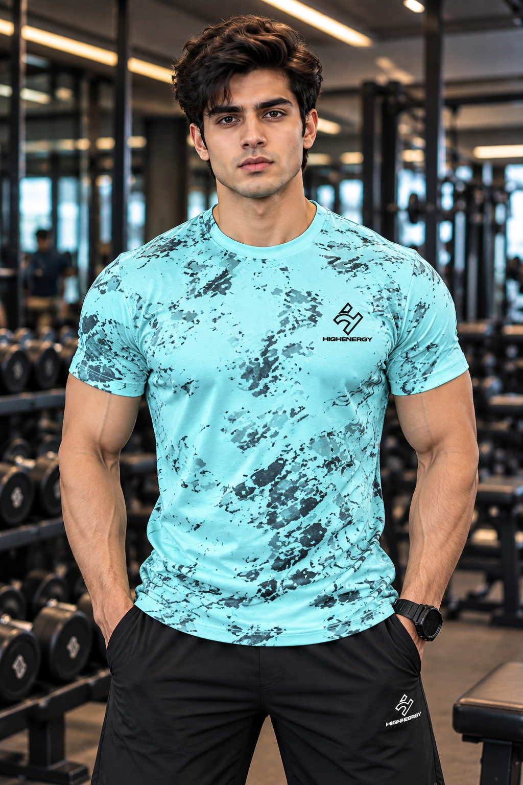 Dry Fit  Dot Knit Tshirts Secondary image