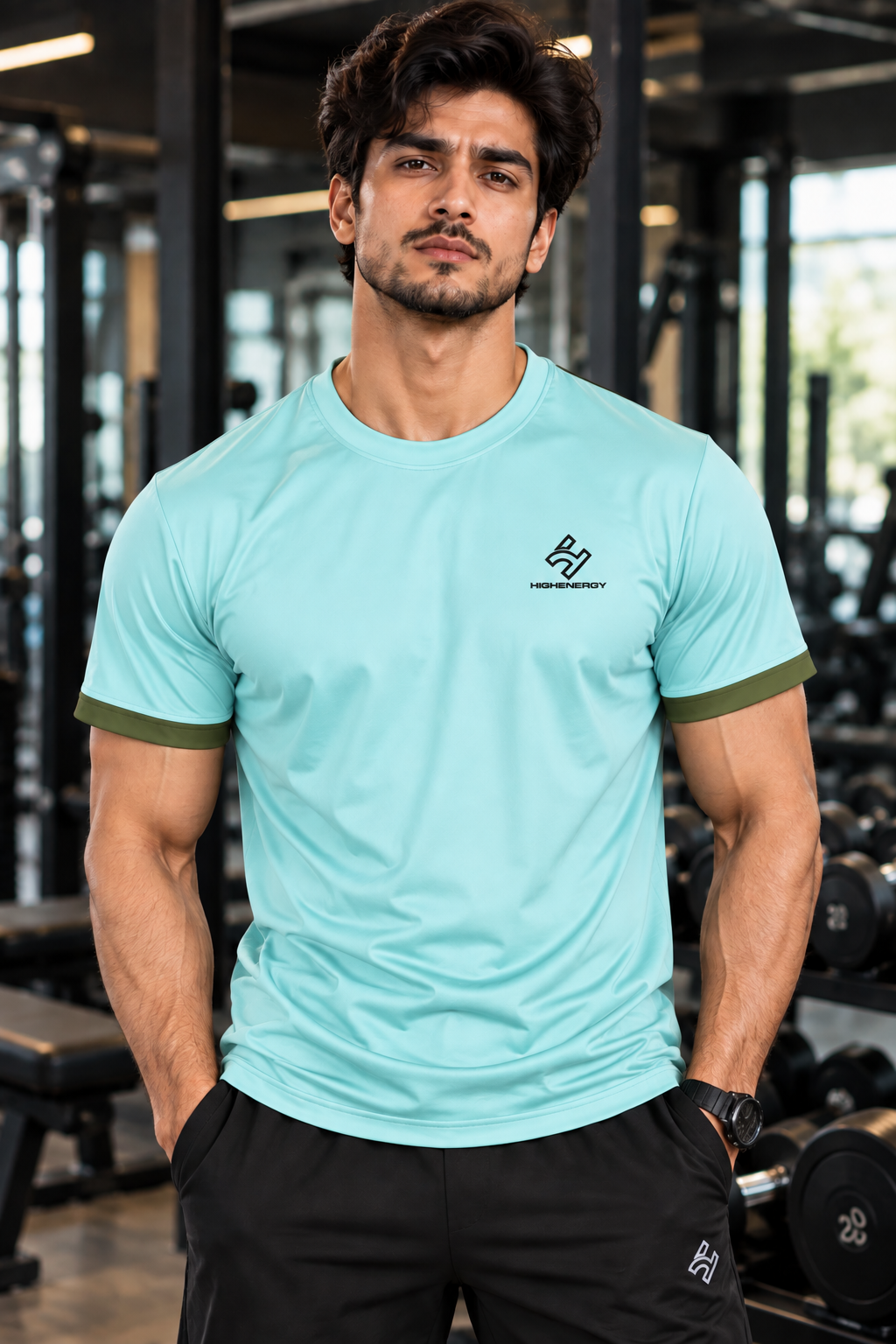 Taiwan Dot Knit Tshirts Round Neck - Buy 1, Get 1 Free (Combo of 2)