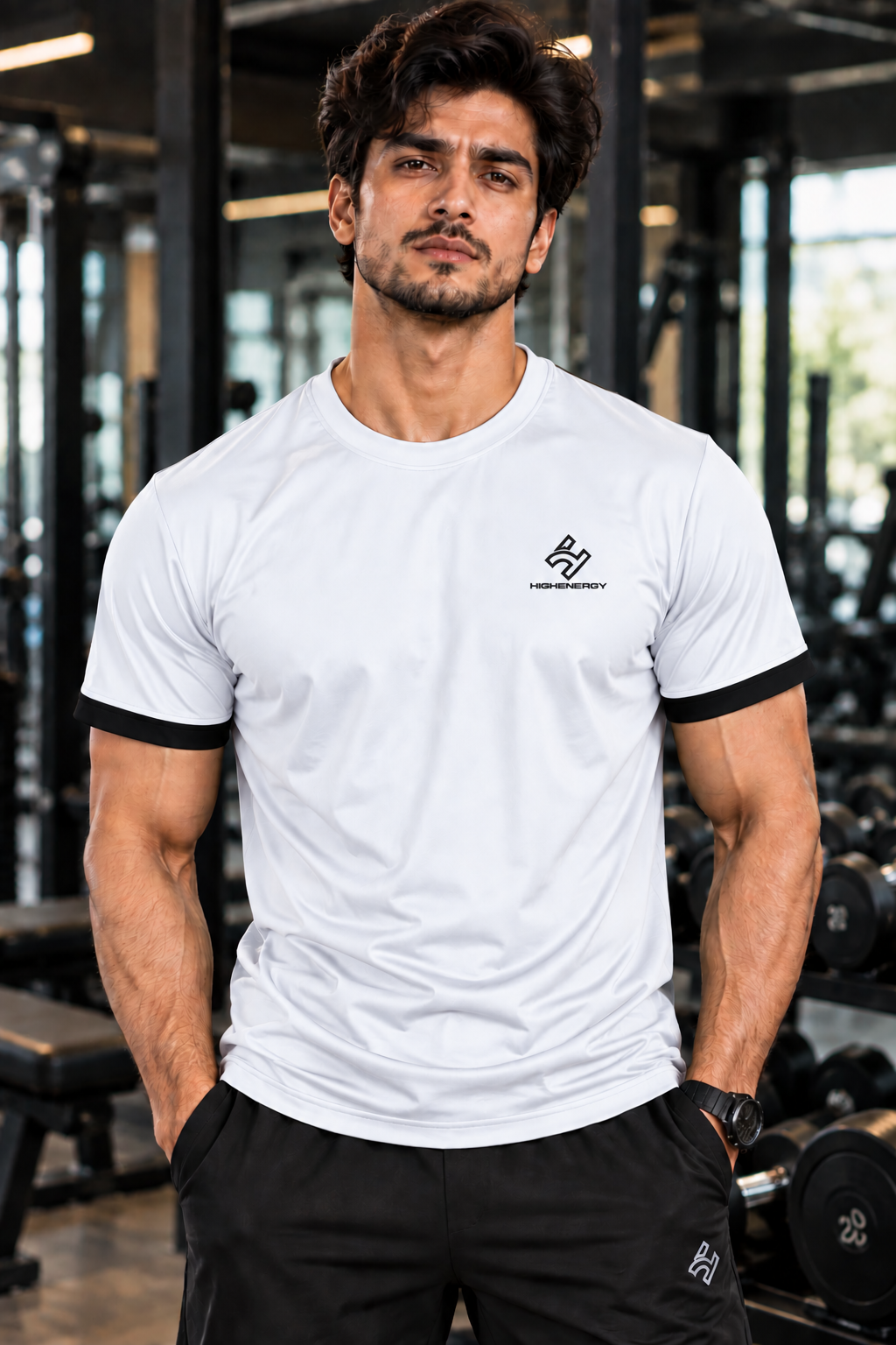 Taiwan Dot Knit Tshirts Round Neck - Buy 1, Get 1 Free (Combo of 2)