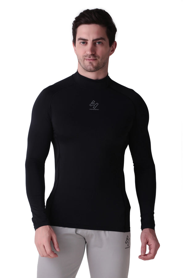 Gym Compression High Neck Full Sleeves T-Shirts