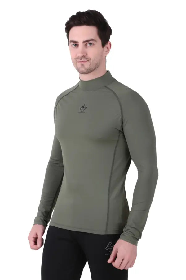 Gym Compression High Neck Full Sleeves T-Shirts