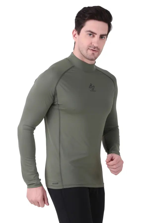 Gym Compression High Neck Full Sleeves T-Shirts