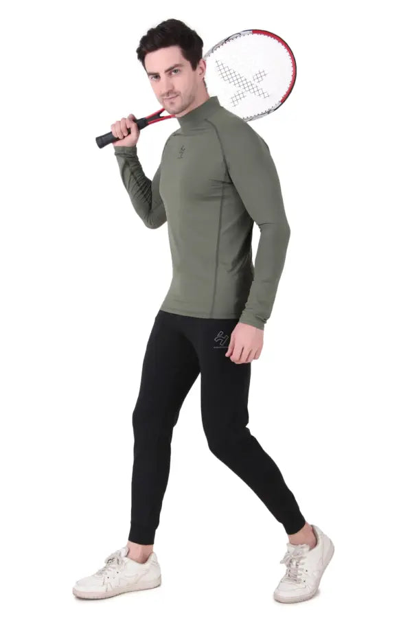 Gym Compression High Neck Full Sleeves T-Shirts