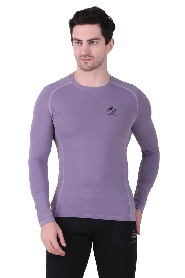 Nylon Lycra Gym Compression Full Sleeves T-Shirts