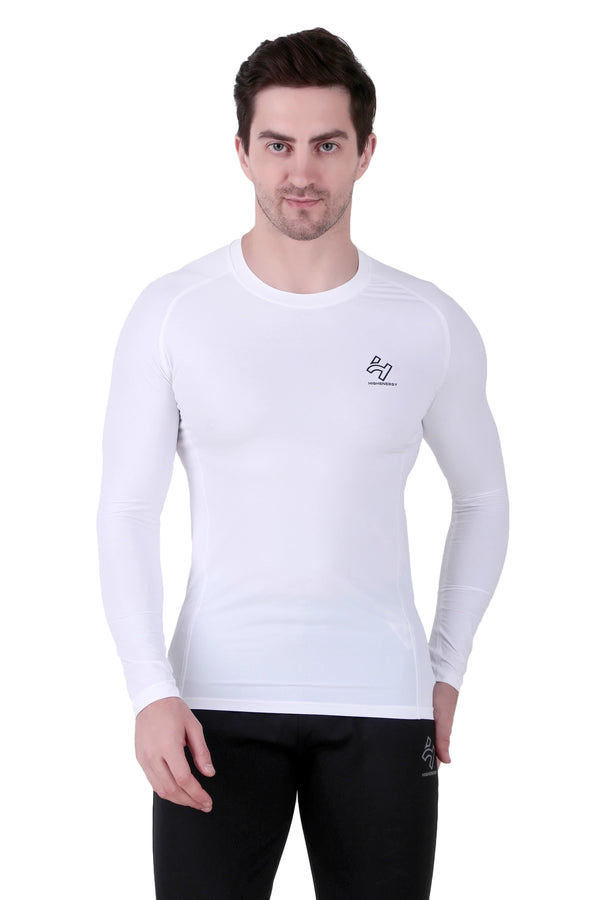 Nylon Lycra Gym Compression Full Sleeves T-Shirts