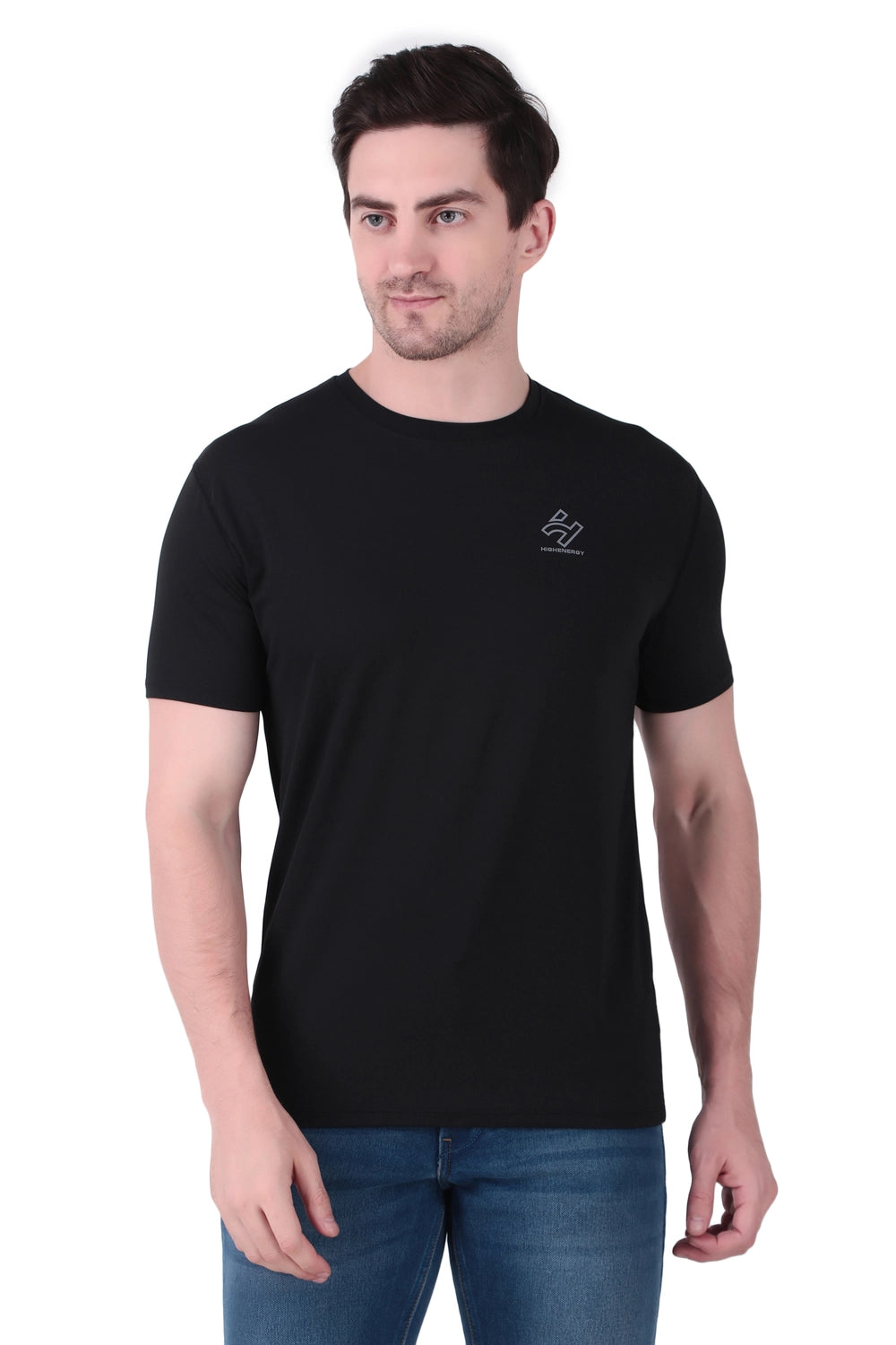 4way Nylon Sports Half Sleeves T-Shirts