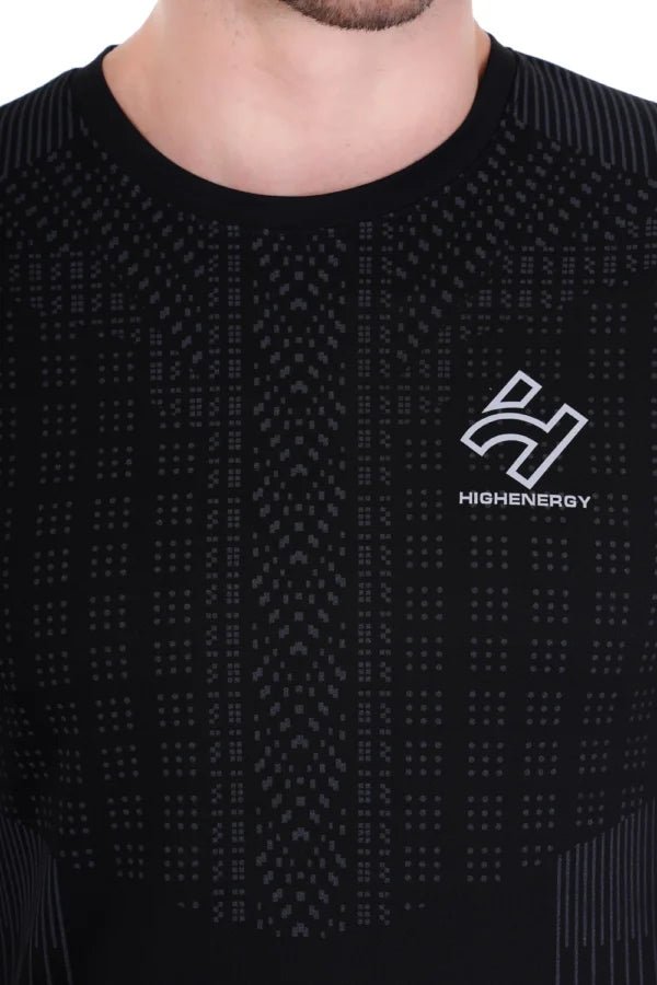 Sports Dri-Fit Dot Knit Gym Exercise T-Shirts