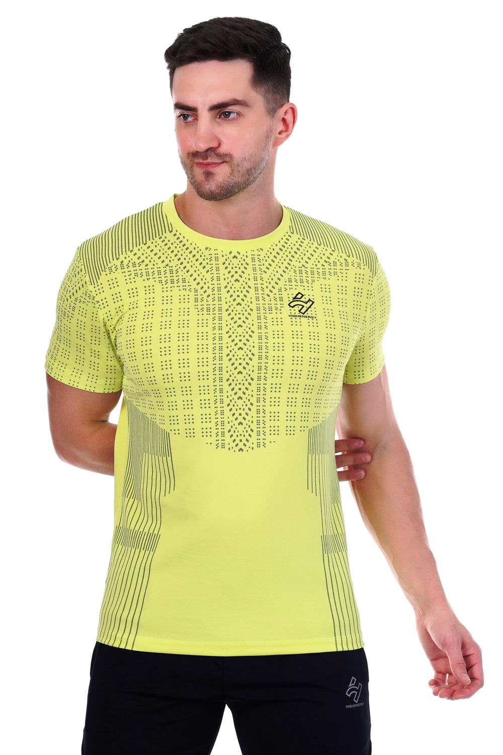 Sports Dri-Fit Dot Knit Gym Exercise T-Shirts