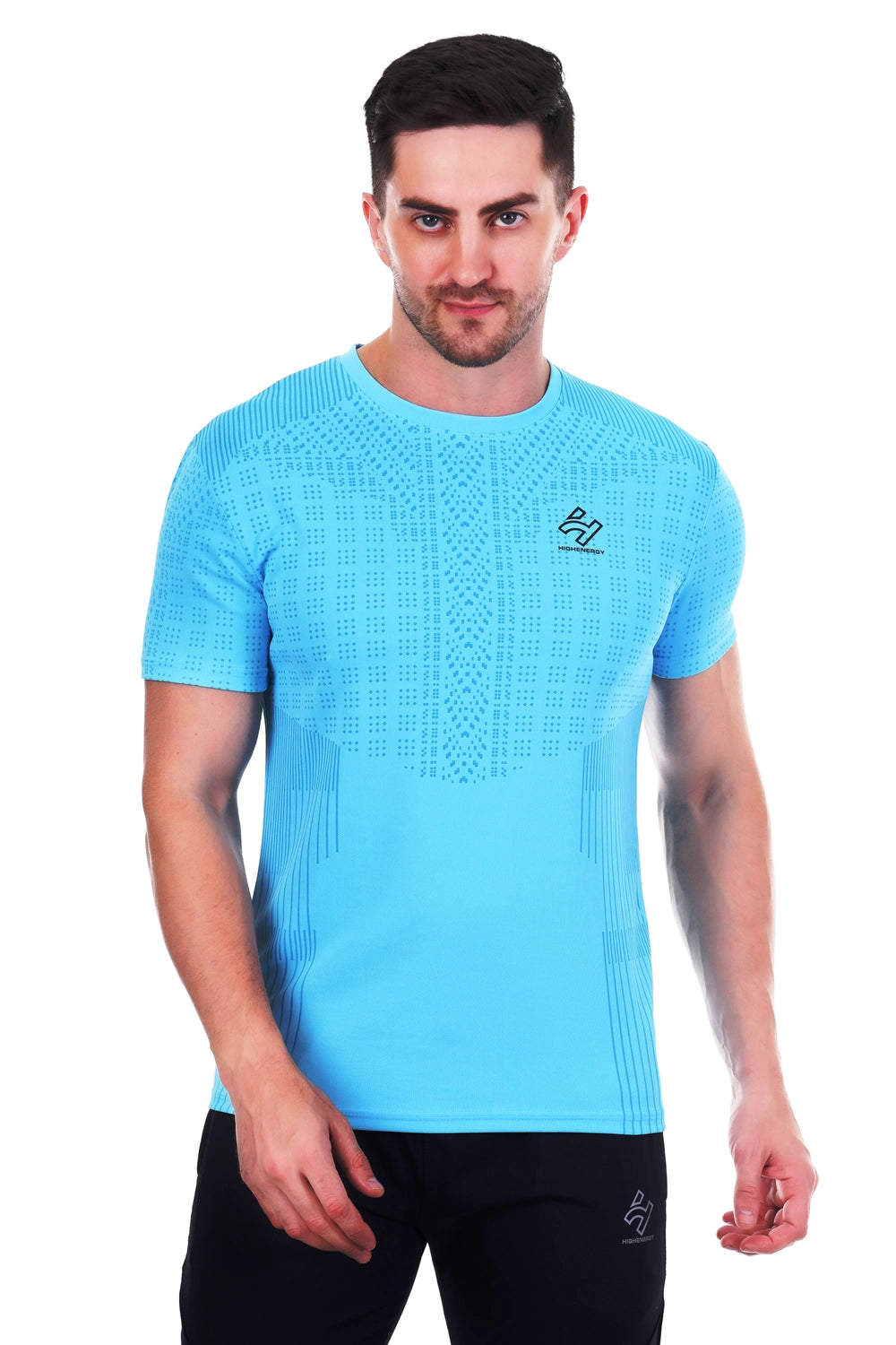 Sports Dri-Fit Dot Knit Gym Exercise T-Shirts