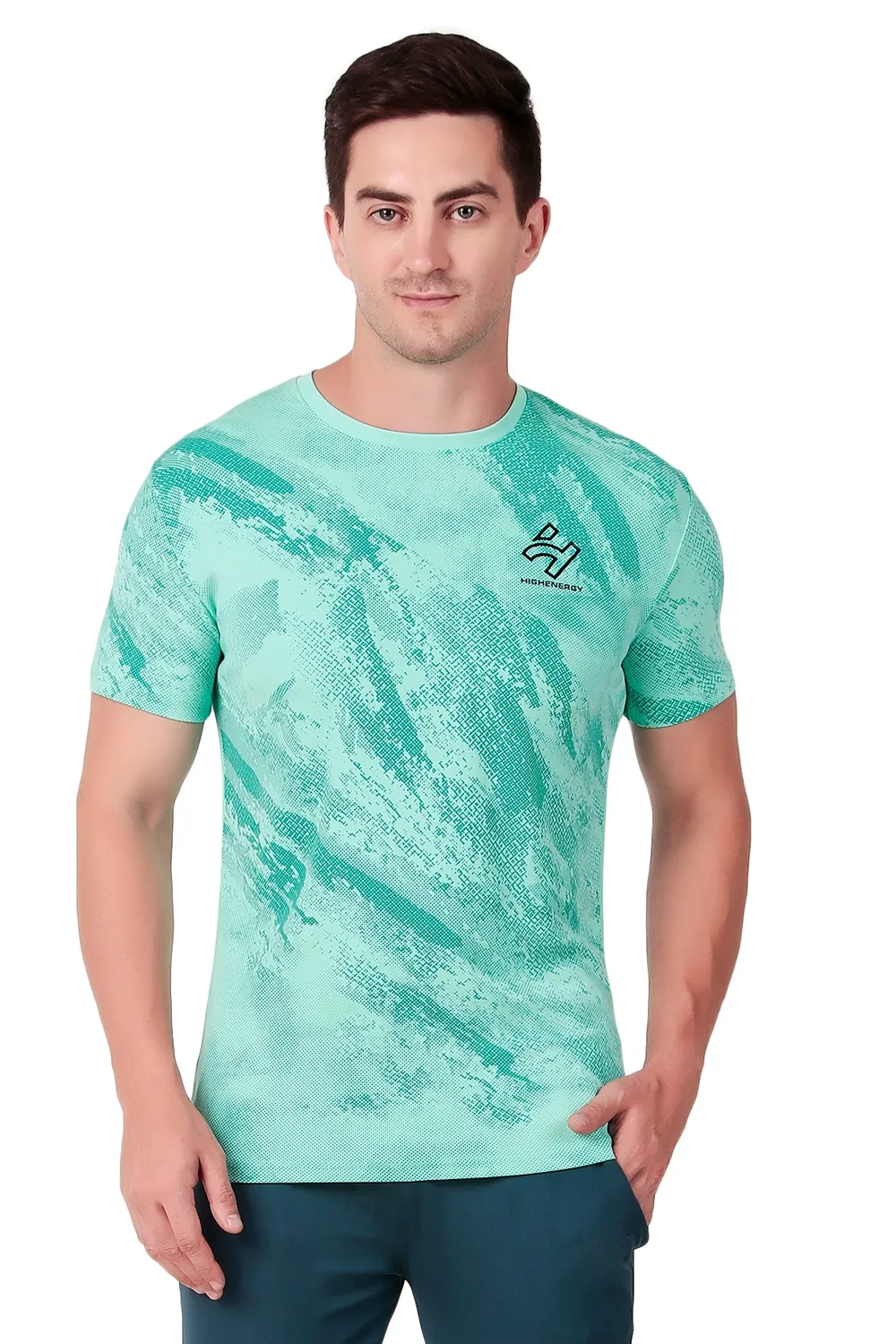 Sports Gymwear Dry Fit Dot Knit Sublimation Tshirts