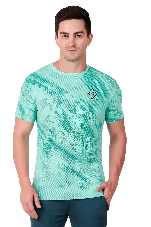 Sports Gymwear Dry Fit Dot Knit Sublimation Tshirts