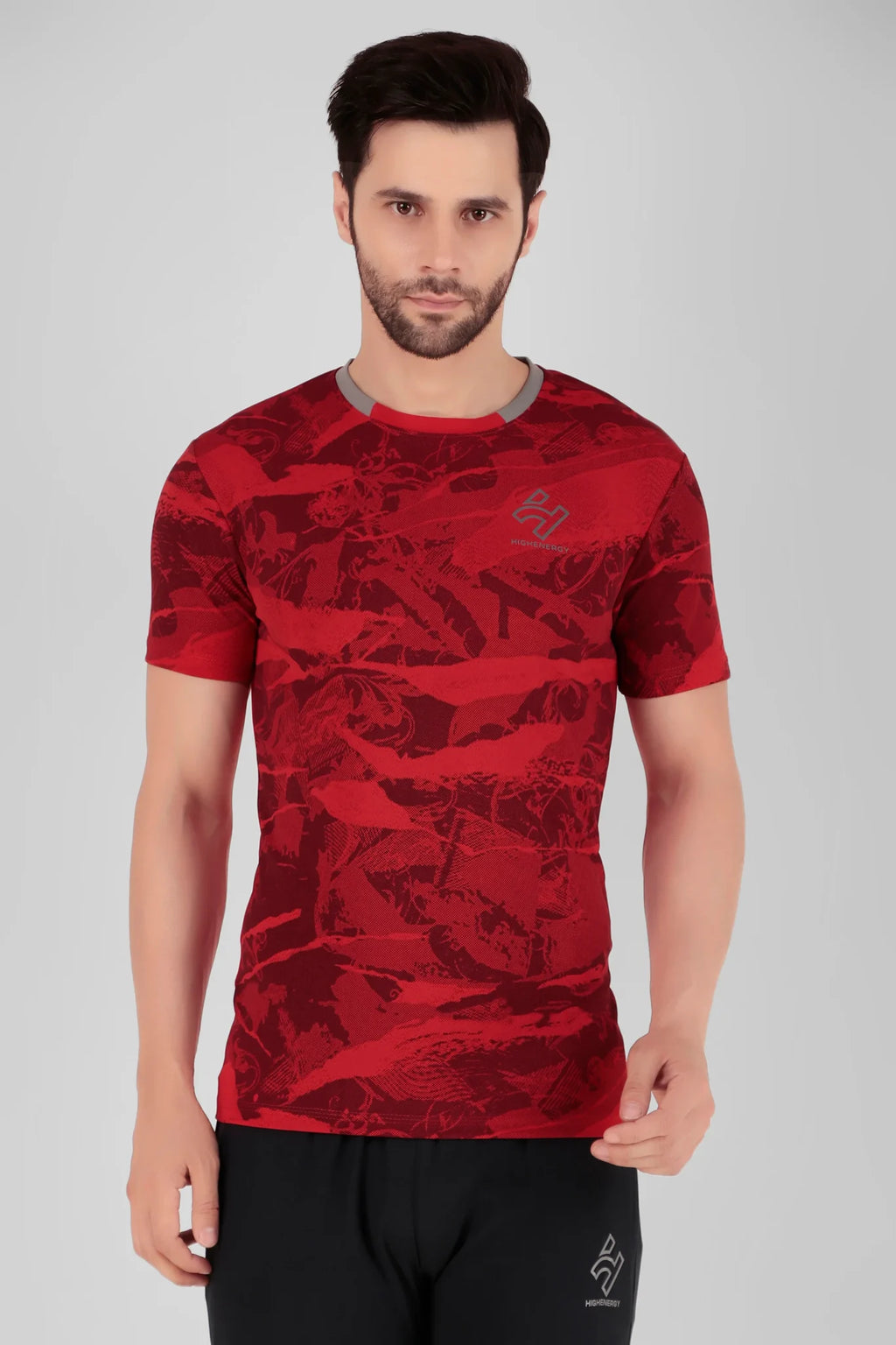 Gym wear Dri Fit Dot Knit Sublimation Sports T-Shirts