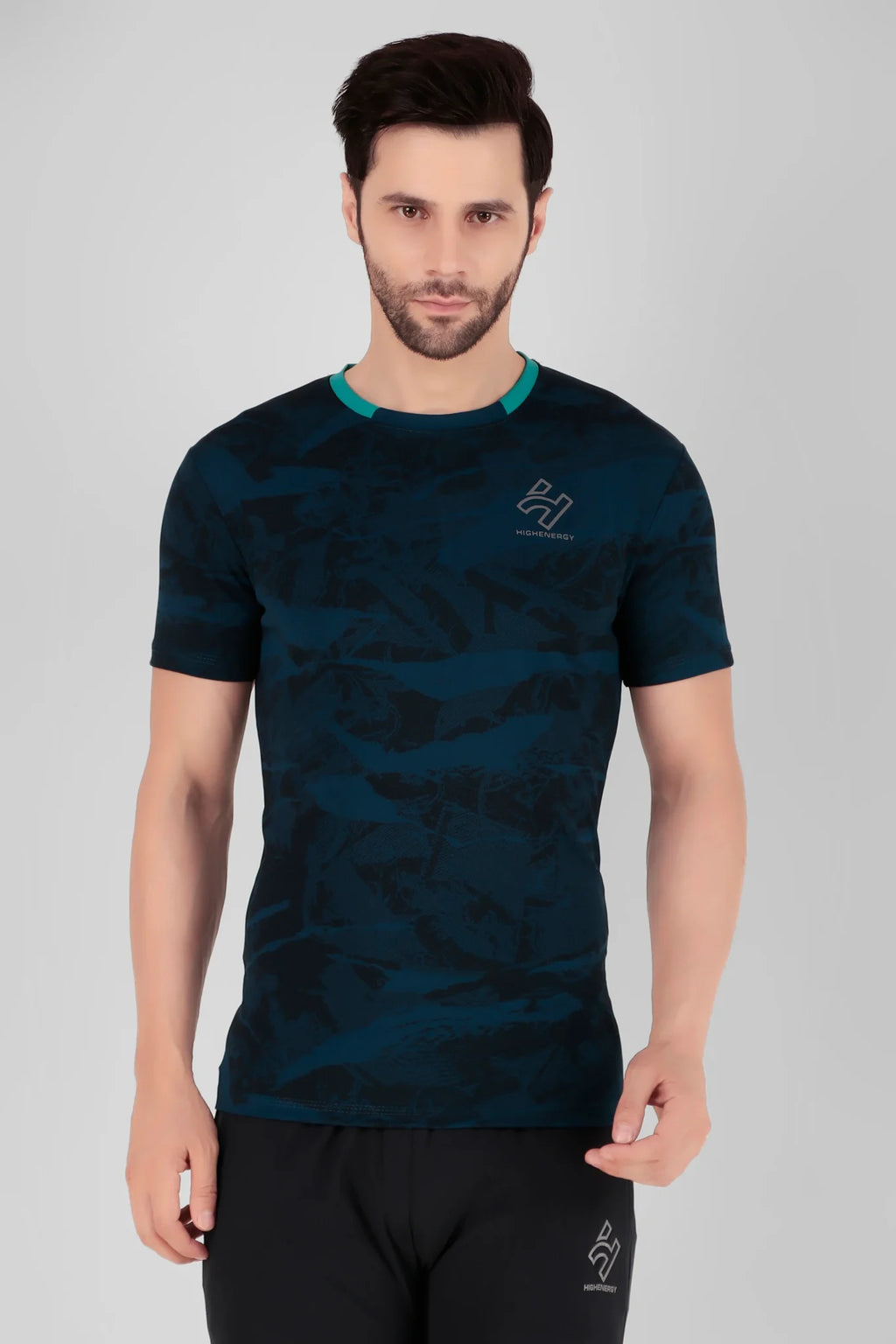 Gym wear Dri Fit Dot Knit Sublimation Sports T-Shirts