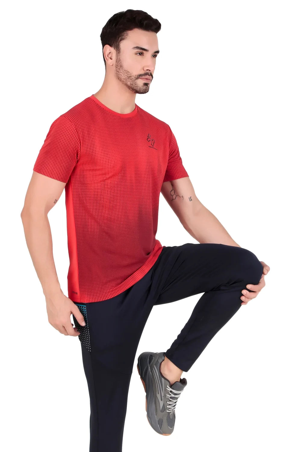 Gymwear Dry Fit Dot Knit Sublimation Tshirts