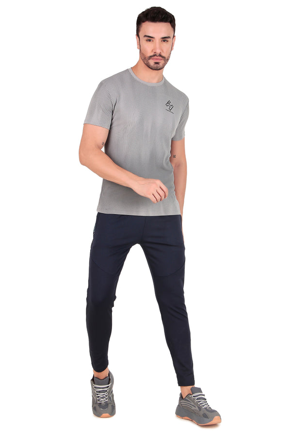 Gymwear Dry Fit Dot Knit Sublimation Tshirts - Buy 1, Get 1 Free (Combo of 2)