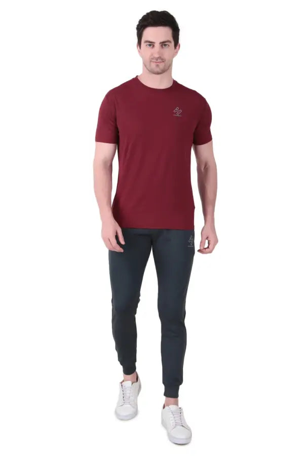 4way Nylon Sports Half Sleeves T-Shirts