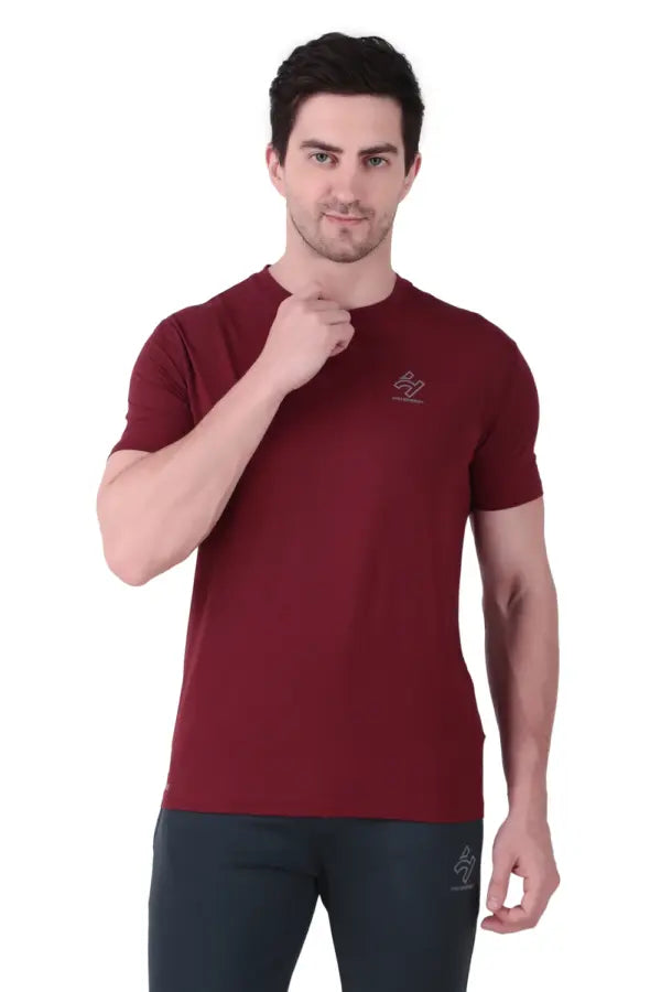 4way Nylon Sports Half Sleeves T-Shirts Secondary image