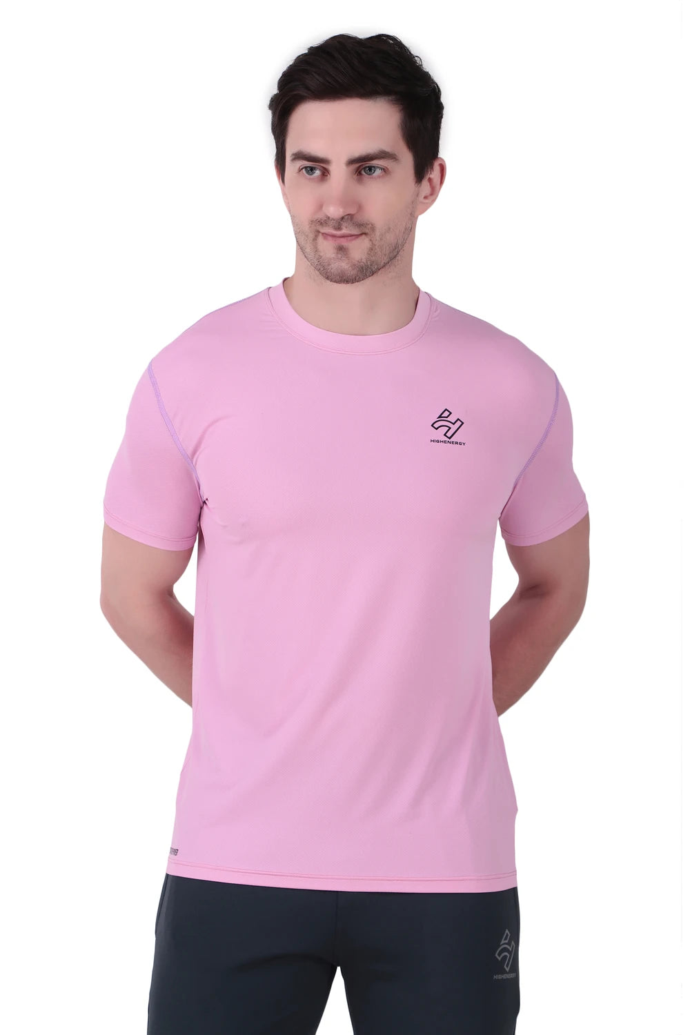 4way Nylon Sports Half Sleeves T-Shirts