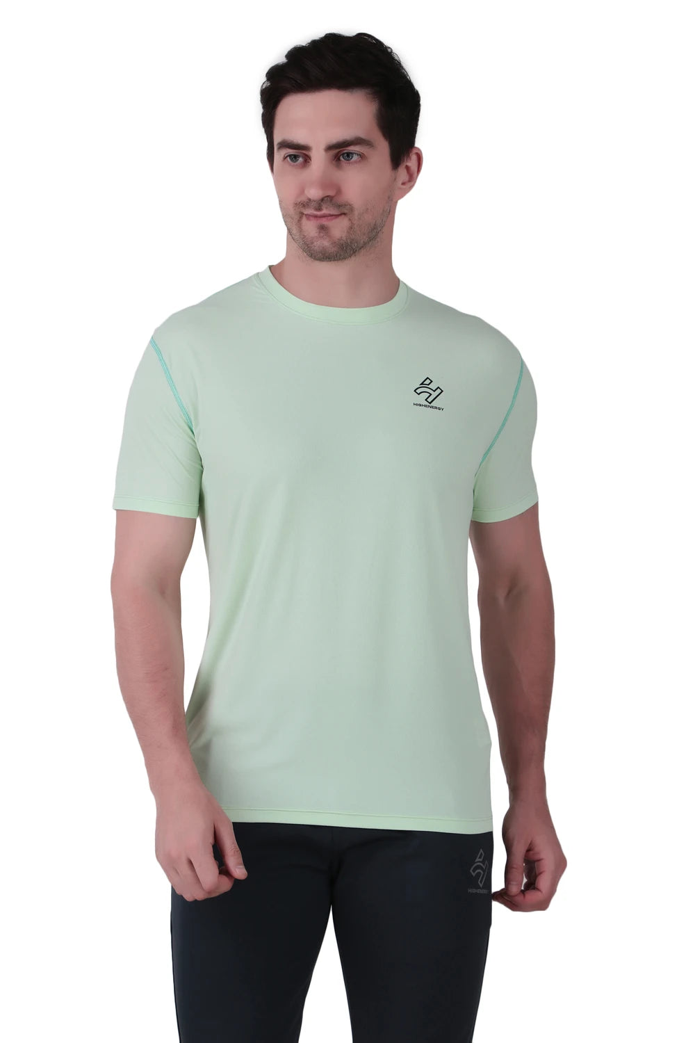 4way Nylon Sports Half Sleeves T-Shirts