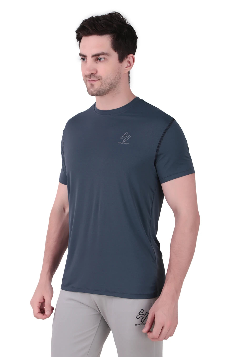 4way Nylon Sports Half Sleeves T-Shirts