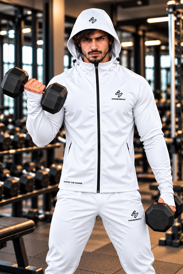 Premium Nylon Compression Gym Hoodies