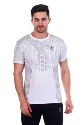 Sports Dri-Fit Dot Knit Gym Exercise T-Shirts
