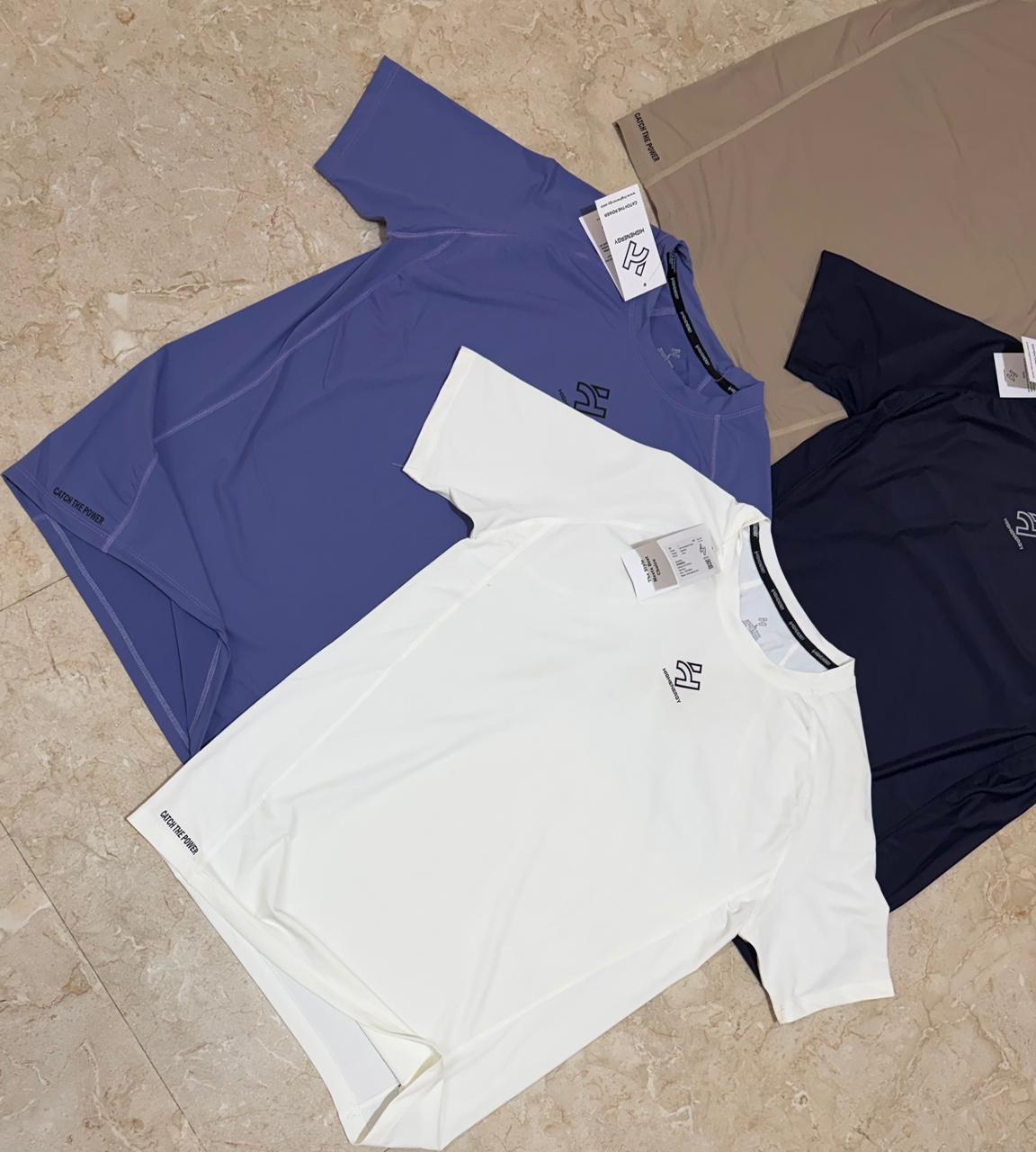 Nylon Gym Compressive Half Sleeves T-Shirts - Image 4